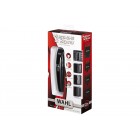 Moser Тример WAHL Mustache&Beard, для бороди і вусів, 2хАА, роторний мотор, насадок-4, гребінець, підставка, сталь, чорний Moser Тример WAHL Mustache&Beard, для бороди і вусів, 2хАА, роторний мотор, насадок-4, гребінець, підставка, сталь, чорний