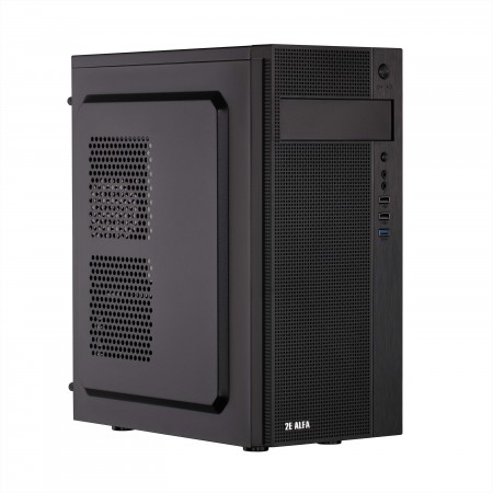 2E Корпус Alfa E185-400 з БЖ 2E ATX400W, 1xUSB3.0, 2xUSB2.0,