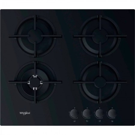 Whirlpool Варильна поверхня газова на склі, 60см, чавун, кон