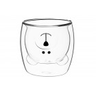 ARDESTO Набір чашок Animals з подвійними стінками 250 мл, 2 шт, боросилікатне скло ARDESTO Набір чашок Animals з подвійними стінками 250 мл, 2 шт, боросилікатне скло