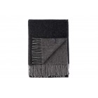 ARDESTO Плед Leonardo Doubleface, 140x200см, 100% вовна, антрацит-сірий