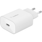 Belkin Зарядний пристрій мережевий 25Вт USB-С PD PPS, кабель USB-С > USB-C, 1м, PVC, білий Belkin Зарядний пристрій мережевий 25Вт USB-С PD PPS, кабель USB-С > USB-C, 1м, PVC, білий