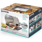 Gorenje Скиборізка, 100Вт, лезо-нержавіюча сталь, діаметр ножа-170мм, корпус-метал, сірий