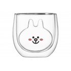 ARDESTO Набір чашок Animals з подвійними стінками, 300 мл, 2 од., боросилікатне скло