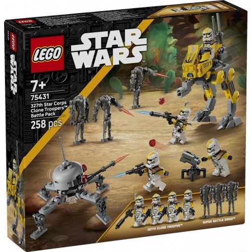 Конструктор LEGO Star Wars Бойовий загін бійців-клонів 327-го галактичного корпусу