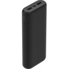 Belkin Акумулятор портативний літій-іонний Power Bank 20000мА·год, 20Вт, 2хUSB-A/USB-C, чорний