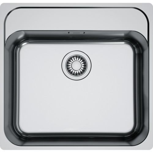 Мийка кухонна Franke Smart, нерж.сталь, прямокутник, без крила, 500х400мм, чаша - 1, монтаж врівень, SRX 210-50 TL, нерж поліров.