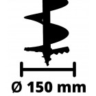 Einhell Грунтовий бур акумуляторний GP-EA 18/150 Li BL - Solo, 18В, PXC, 125 об/хв, бур 80/15 см Einhell Грунтовий бур акумуляторний GP-EA 18/150 Li BL - Solo, 18В, PXC, 125 об/хв, бур 80/15 см