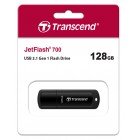 Transcend Накопичувач 128GB USB 3.1 Type-A JetFlash 700 Black Transcend Накопичувач 128GB USB 3.1 Type-A JetFlash 700 Black