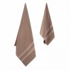 ARDESTO Набір рушників махрових Splendid 50х90см, 70х140см, 2шт, 100% бавовна, бежевий