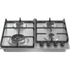 Gorenje Варильна поверхня газова, 60см, чавун, конфорка Wok, нерж