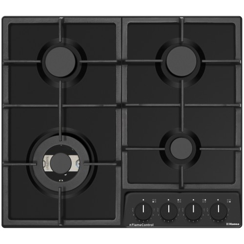 Hansa Варильна поверхня Hansa газова, 59см, чавун, чорний