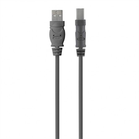 Кабель USB-A > USB-B (AM/BM) синхронізації Belkin 1.8м, чорн