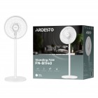 ARDESTO Вентилятор FN-B1140 підлоговий, 40см, 55Вт, мех. кер-ня, опора кругла, білий