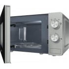Мікрохвильова піч Gorenje, 20л, мех. керув., 800Вт, сріблястий