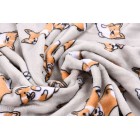 ARDESTO Плед Flannel, 160х200см, коргі, 100% поліестер