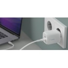 Belkin Мережевий ЗП Home Charger 65W GAN PD PPS Dual USB-С - USB-С 2m