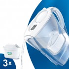 Brita Фільтр-глечик Marella Memo MXPro 2.4л (1.4л очищеної води) + 3 картриджа білий