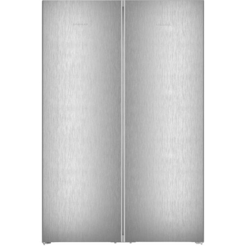 Холодильник Liebherr SBS, 185.5x119.4х67.5, холод.відд.-398л, мороз.відд.-271л, 2дв., A++, NF, диспл внутр., нерж