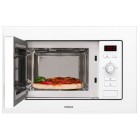 Мікрохвильова піч Hansa вбудовувана, 20л, електр.управл., 800Вт, гриль, дисплей, відкр.кнопкою, білий