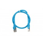 2E Cat 6, S-FTP екран. фольга з обплетенням, RJ45, 4Х2 27AWG, 7/0.14 Cu, 0.50 m, PVC, Blue 2E Cat 6, S-FTP екран. фольга з обплетенням, RJ45, 4Х2 27AWG, 7/0.14 Cu, 0.50 m, PVC, Blue