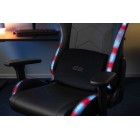 2E Gaming Крісло OGAMA II RGB, ПУ шкіра, 3D-Armrests, чорний