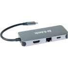 D-Link USB-Концентратор DUB-2335 3xUSB3.0, 1xUSB-C/PD, 1xHDMI 1.4b, 1xGE, USB-C D-Link USB-Концентратор DUB-2335 3xUSB3.0, 1xUSB-C/PD, 1xHDMI 1.4b, 1xGE, USB-C