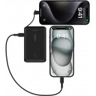 Belkin Акумулятор портативний літій-іонний Power Bank 10000мА·год, 20Вт, з інтегрованим кабелем USB-C, чорний