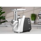 ARDESTO М'ясорубка MGK-2100 - 2100 Вт/2,0кг-хв/4 тертки/томат. соковит./бургер-прес/срібл.+чорн.