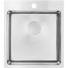 Deante Набір для кухні Olfato стальна мийка ZPO_010A + зміш. BQO_F72M, матова сталь