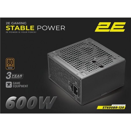 Блок живлення 2E GAMING Stable Power ATX3.1 (600W), >85%,