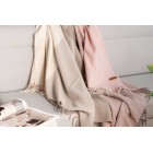 ARDESTO Плед Leonardo Moon, 140x200см, 5% кашемір, 40% вовна, 35% акрил, 20% п/е, беж ARDESTO Плед Leonardo Moon, 140x200см, 5% кашемір, 40% вовна, 35% акрил, 20% п/е, беж