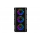 2E Gaming Корпус Calleo GB700 без БЖ 2xUSB3.0, 1xUSB2.0, 4x120мм ARGB, VGA 320мм, LCS ready, контролер з пультом, TG Side Window, mATX, чорний