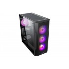 2E Gaming Корпус Splendor G4301 без БЖ 2xUSB3.0, 1xUSBType-C, 4x120мм ARGB, VGA 415мм, LCS ready, контролер з пультом, TG Side Panel, EATX, чорний