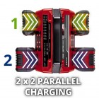 Einhell Зарядний пристрій 18V 2x2 Power X-Quattrocharger 4A, PXC Einhell Зарядний пристрій 18V 2x2 Power X-Quattrocharger 4A, PXC