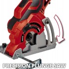 Einhell Міні-пила дискова TC-CS 89, 600 Вт, 89х10 мм Einhell Міні-пила дискова TC-CS 89, 600 Вт, 89х10 мм