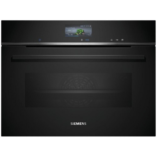 Siemens Духова шафа електрична компактна, 47л, A+, дисплей, конвекція, чорний Siemens Духова шафа електрична компактна, 47л, A+, дисплей, конвекція, чорний