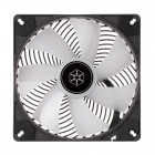 SilverStone Корпусний вентилятор Air Penetrator AP140I-ARGB 140мм, 500-2000rpm, 4 PinPWM, 3pin +5VARGB, 14.9-41.3dBa, чорний