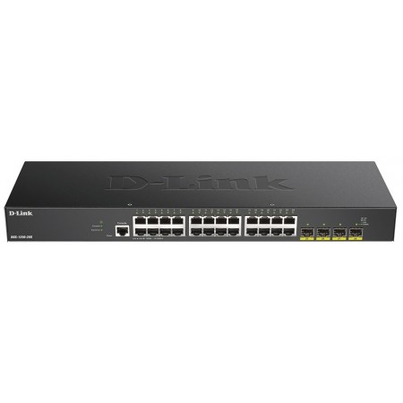 D-Link Комутатор DGS-1250-28X 24xGE, 4xSFP+, WebSmart