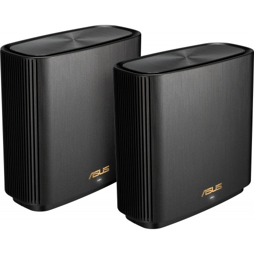 ASUS Маршрутизатор ZenWiFi XT9 2PK AX7800 3xGE LAN 1x2.5GE WAN 1xUSB 3.2 MU-MIMO OFDMA MESH black