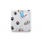 ARDESTO Плед Flannel, 160х200 см, 100% поліестер, бульдоги ARDESTO Плед Flannel, 160х200 см, 100% поліестер, бульдоги