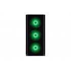 2E Gaming Корпус Vertex GI01B без БЖ 2xUSB3.0, 1xUSBType-C, 3x140мм ARGB, 1x120мм ARGB, VGA 380мм, LCS ready, контролер з пультом, TG Side Panel, EATX, чорний