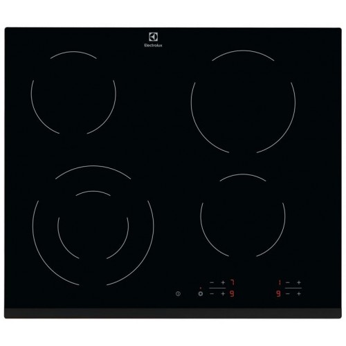 Electrolux Варильна поверхня електрична склокерамічна, 60см, чорний Electrolux Варильна поверхня електрична склокерамічна, 60см, чорний