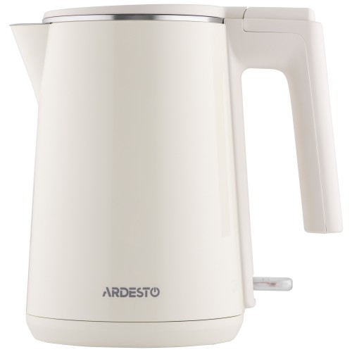 ARDESTO Електрочайник EKL-F1BG, 1л, подвійні стінки, STRIX, бежевий