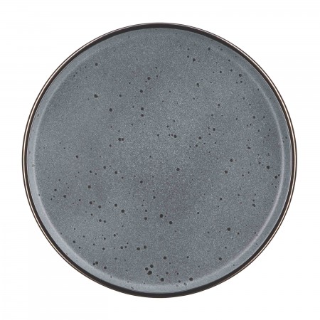 ARDESTO Тарілка обідня Fasano, 26см, кераміка, сірий темний