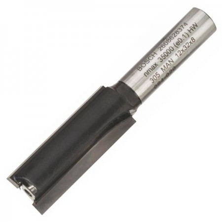 Фреза пазова Bosch Professional з двома лезами Std S8 D12 L3