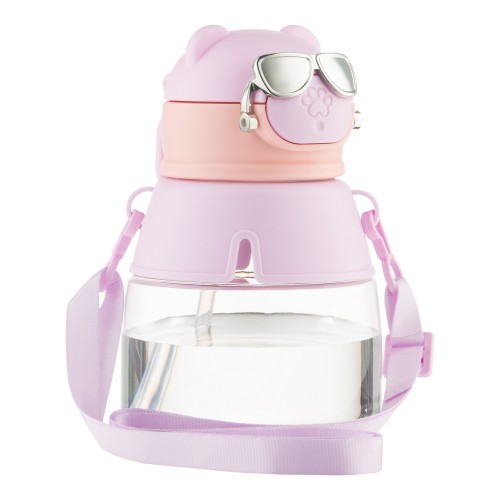 ARDESTO Пляшка для води Space 550мл, пластик, рожевий ARDESTO Пляшка для води Space 550мл, пластик, рожевий