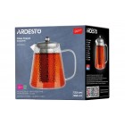 ARDESTO Заварник Gemini, 950 мл, боросилікатне скло, нержавіюча сталь ARDESTO Заварник Gemini, 950 мл, боросилікатне скло, нержавіюча сталь