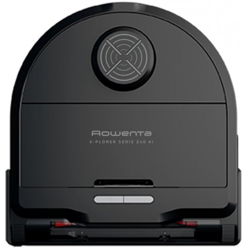 Rowenta Робот-пилосос миючий X-Plorer Serie 240 AI Animal & Allergy Model, 8000ПаВт, h=9.8см, 0.22л, конт пил -0.22л, автон. робота до 120хв, чорний