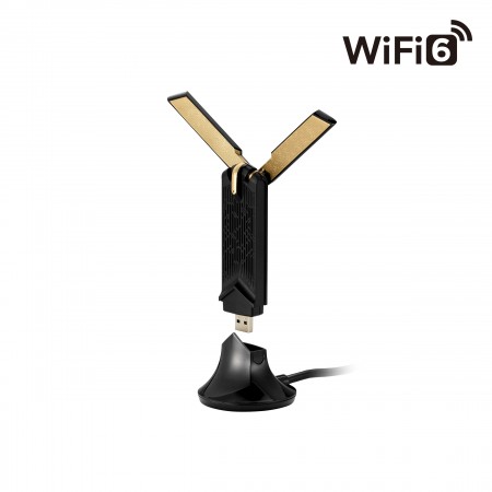 ASUS Адаптер WiFi USB-AX56 AX1800, USB, подовжувач-підставка